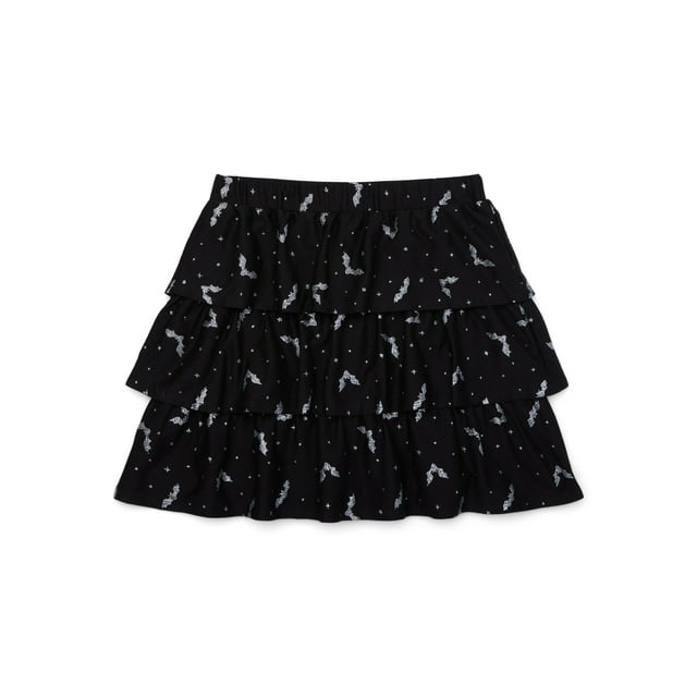 Girls Halloween Bat Skirt